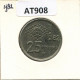 25 PESETAS 1980 SPAIN Coin #AT908.U.A - 25 Pesetas