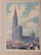 Carte Illustrateur Strasbourg  Pont Couvert Et Cathédrale , L Finck , 2 Cartes - Autres & Non Classés