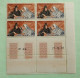Bloc De 4 Timbres Neufs AOF 20F Coin Daté 27.10.58 - IF12 - MNH - YT PA28 - Joueuses D'Ardin Sous La Tente 1958 - Unused Stamps