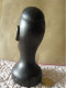 Vintage Buste Tete Africain Sculpté à La Main En ébène - Art Africain