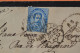 Italie Italia - Enveloppe Timbre Humbert 1er 25 Cent. - 1882 Pour Paris France - Other & Unclassified