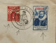 TUNISITUNISIA 1946, PRIVATE PRINT, LIMITED ISSUE, STAMP DAY COVER USED, STATUE DUE STAMP, POSTMAN CACHET, LA-VARANE, ILL - Tunisia (1956-...)