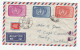 1950s? TAIWAN Cover Multi ORCHID Flower WHO Health HIGHWAY Map Stamps To GB Air Mail China United Nations  Orchids - Brieven En Documenten