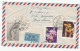 1950s? TAIWAN Cover Multi ORCHID Flower WHO Health HIGHWAY Map Stamps To GB Air Mail China United Nations  Orchids - Brieven En Documenten