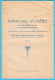 KATALOG IZLOŽBE LITURGIJSKOG RUHA TE NARODNIH VEZOVA - DUBROVNIK 1937.god. * Croatia Vintage Catalogue Croatie Kroatien - Idiomas Eslavos