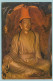 The Tibetan King Songzamgambu  (cylindrical Clay Figure) - Tibet