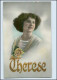 N9668/ Namen AK "Therese"  Golddruck  Ca.1912 - Prénoms
