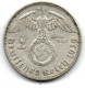 Deutsches Reich - 2 Mark - 1939 - J - Silber - Hindenburg - 2 Reichsmark