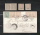 Macau Macao 1898 King Carlos 1/2a Proof (MH/with Gum) + Stamps P11.5/P12.5 (MH/with Gum) + Underpaid Postcard. Fine - Unused Stamps