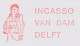 Meter Cut Netherlands 1991 Lady Justice - Sword - Scale - Politie En Rijkswacht
