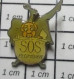 910d Pin's Pins / Beau Et Rare / MARQUES / ROUQUIN MOUSTACHU ET CHAUVE DANS UNE BAIGNOIRE ? SOS PLOMBIER - Olympic Games