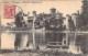 26445 " TORINO-VILLAGGIO E CASTELLO MEDIOEVALE  " ANIMATA-VERA FOTO-CART. SPED.1913 - Autres Monuments, édifices