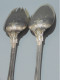 Delcampe - -RARE SERVICE A SALADE ARGENT MASSIF Poinçons RUSSES 84 1867 PK NP XIXe   E - Plata