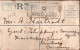! 1911 Registed Cover From Quetta To Hamburg - 1902-11 Roi Edouard VII