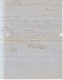 Año 1867 Edifil 96 Isabel II Carta Matasellos Rejilla Valencia  Membrete Jose Conejos - Cartas & Documentos