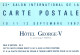 SALON DE LA CARTE POSTALE  HOTEL GEORGES 5  A PARIS 1987 - Bourses & Salons De Collections