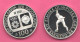 Jugoslavia 100 + 250 + 500 Dinara 1984 Sarajevo Winter Olympics Games 3 Silver Proof Coins Yugoslavie Jugoslavija - Jugoslawien