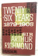 TWENTY-SIX YEARS 1879-1905 SIR ARTHUR RICHMOND 1961 - Andere & Zonder Classificatie