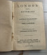 Guide Bedeker's LONDON AND IT'S ENVIRONS By Karl Baedeker 1915 Handbook For Travellers - Kultur
