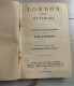 Guide Bedeker's LONDON AND IT'S ENVIRONS By Karl Baedeker 1915 Handbook For Travellers - Cultura