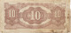 OCEANIE - 10 SHILLINGS OCCUPATION JAPONAISE 1942 TRES RARE - Other - Oceania