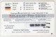 GERMANY - PTT - TÜRKstar (5€) 0800 2000 938 , Prepaid Card , Used - [2] Móviles Tarjetas Prepagadas & Recargos