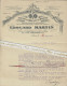 1908 ENTETE EDOUARD MARTIN MIROITERIE VITRES GLACES  DORURE ARGENTURE  Rue Oberkampf Paris Lettre Prefet V.SCANS - 1900 – 1949