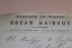 RARE ANCIENNE ENVELOPPE COMMERCIALE - LA LOUVIERE - PIANOS OSCAR HAINAUT - 1903 - 1900 – 1949