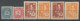 1919 GEORGIA Set Of 6 MLH Stamps (Michel # 1A,4A,7A,9A,7B.9B) - Georgia