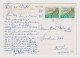 Indonesia Fish, Fishing Topic Stamps Pair, 1970s View Photo Postcard RPPc Beach, Traditional Boats Scene (595) - Indonesia