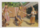 Malaysia 40c Flying Lemur Topic Stamp, 1980s Sarawak Young Man And Women Traditional Dance Scene, Photo Postcard (702) - Malaysia (1964-...)