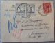 Rumänien, Postcard, Aus UK, Zusatzfrankatur Stempelmarken, Gelaufen Nach Cluj - Brieven En Documenten