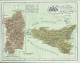 Bs91  Cartina Pubblicitaria L'acqua Chinina Migone Sicilia Sardegna - Sonstige & Ohne Zuordnung
