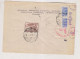 GREECE  1943 THESSALONIKI Nice  Registered Airmail Censored Cover To WIEN AUSTRIA GERMANY - Covers & Documents