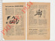 Doc 1934 Arlequin Articulé Découpage Montage Papier + Humour Le Parapluie Chien Pépin - Ohne Zuordnung