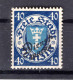 Danzig DIENST 49b Farbe * MH BPP 90EUR (K3319 - Dienstmarken