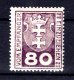 Danzig PORTO 6b FARBE ** MNH POSTFRISCH BPP 75EUR (L9199 - Segnatasse