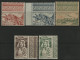 TUNISIE Timbres De Bienfaisance Des P. T. T. De 1947 Neufs ** (MNH) Série Complète De 5 Valeurs TB - Nuevos