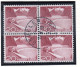 Urtype RR Mi:533I; Zum:301 Used/gest 4-block  Rare Cat:6000chf    (ch257) - Oblitérés