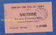 Ticket Ancien - NANCY - Sauterie , Caveau De La Brasserie EXCELSIOR - Amicale Des Gas Du Nord - 23 Octobre 1955 - Tickets - Entradas