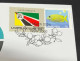22-3-2024 (3 Y 44) COVID-19 4th Anniversary - Mozambique - 22 March 2024 (with Mozambique UN Flag Stamp) - Malattie