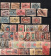 Belgium Belgique A Good Lot Collection Railway Railroad Stamps Chemins De Fer Starting In 1895 Postmarks - Used