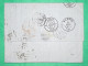 ISABEL 2 STAMP LETTRE COVER MALAGA POUR FOR DUNKERQUE FRANCE 1867 - Storia Postale