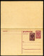 PRIVATER WERTZUDRUCK Postkarte Mit Antwort PZP 212 Postfrisch Feinst 1919 - Cartes Postales