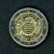 Niederlande 2012 2 Euro 10 Jahre Euro Bargeld ST (M5005 - Sonstige & Ohne Zuordnung