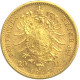 Allemagne-Royaume De Saxe 20 Marks Jean Ier 1873 Dresde - 5, 10 & 20 Mark Oro