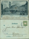 Ansichtskarte Weilheim (Oberbayern) Hauptplatz - Mondschein 1898 - Weilheim