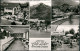 Ansichtskarte Bad Wiessee CAFÉ LIDO Mehrbildkarte 5 Echtfoto-Ansichten 1960 - Bad Wiessee