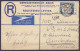 Afrique Du Sud - Env. Recommandée Par Avion Affr. 1S4d Càd UPPER WYNBERG /JU 18 1936 Pour AMSTERDAM Hollande - Storia Postale