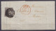 Superbe L. Datée 23 Février 1850 De Lessines Affr. N°1 P7 Càd ATH /23 FEV 1850 Pour MONS (au Dos: Càd Arrivée MONS) - Ra - 1849 Epaulettes